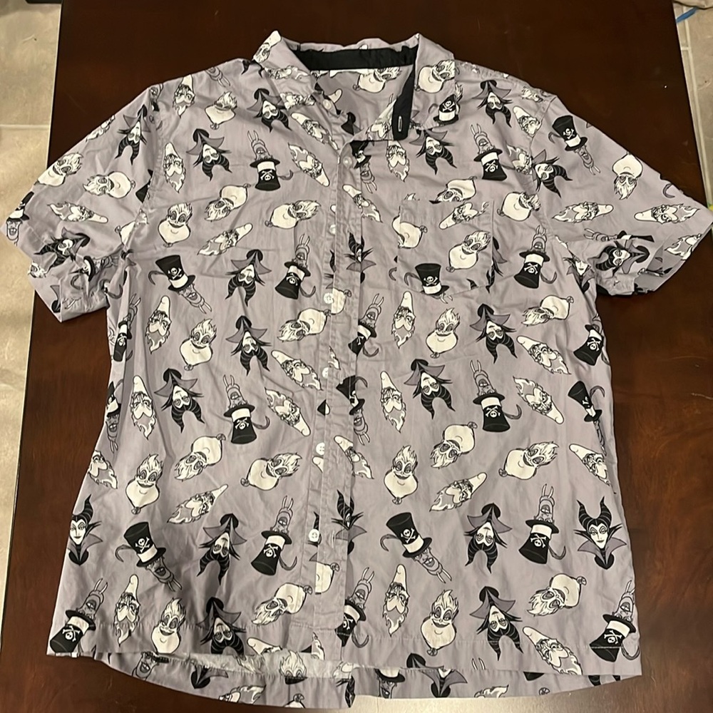 009- Disney Villians Button down